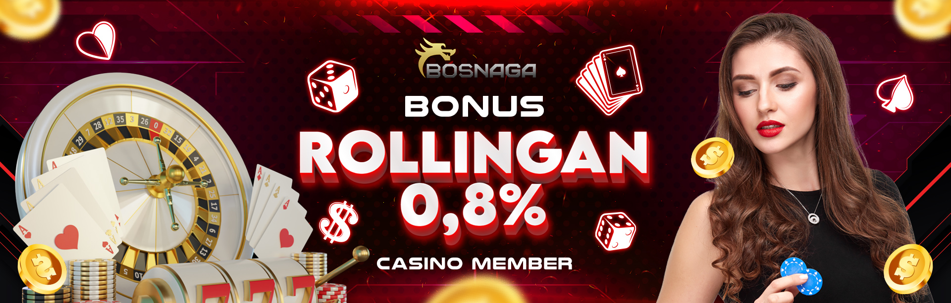 ROLLINGAN 0,8% CASINO