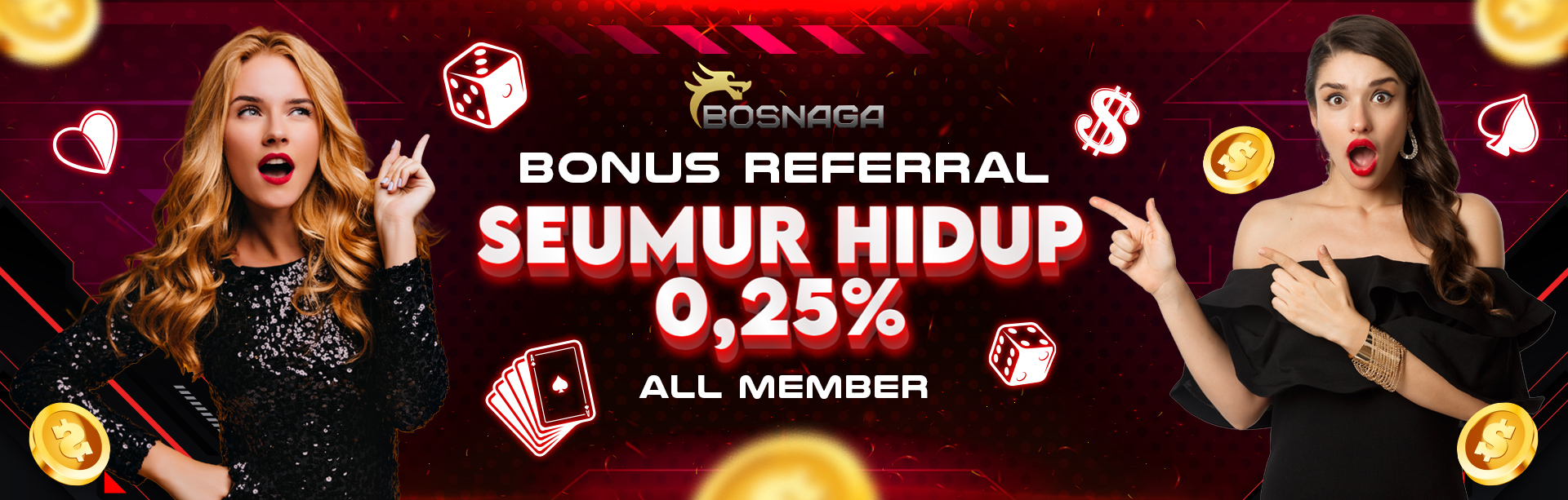 BONUS REFFERAL 0,25%