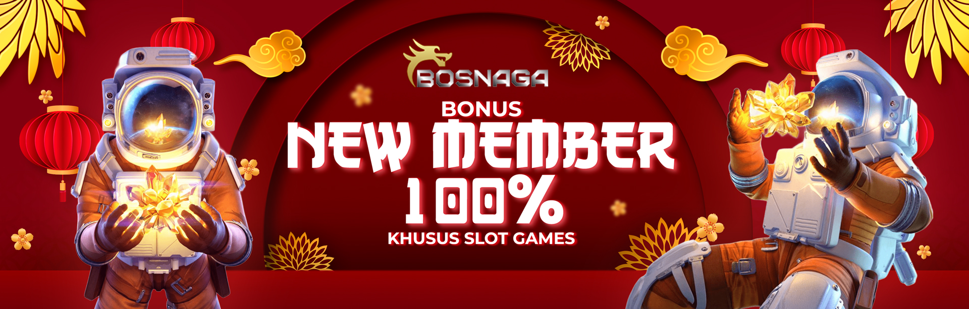 BONUS NEW MEMBER SLOTS 100%