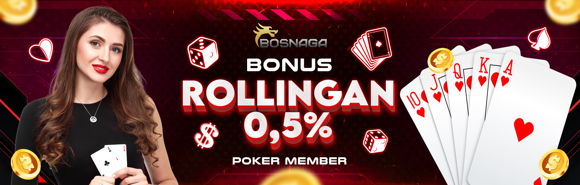 ROLLINGAN 0,5% POKER