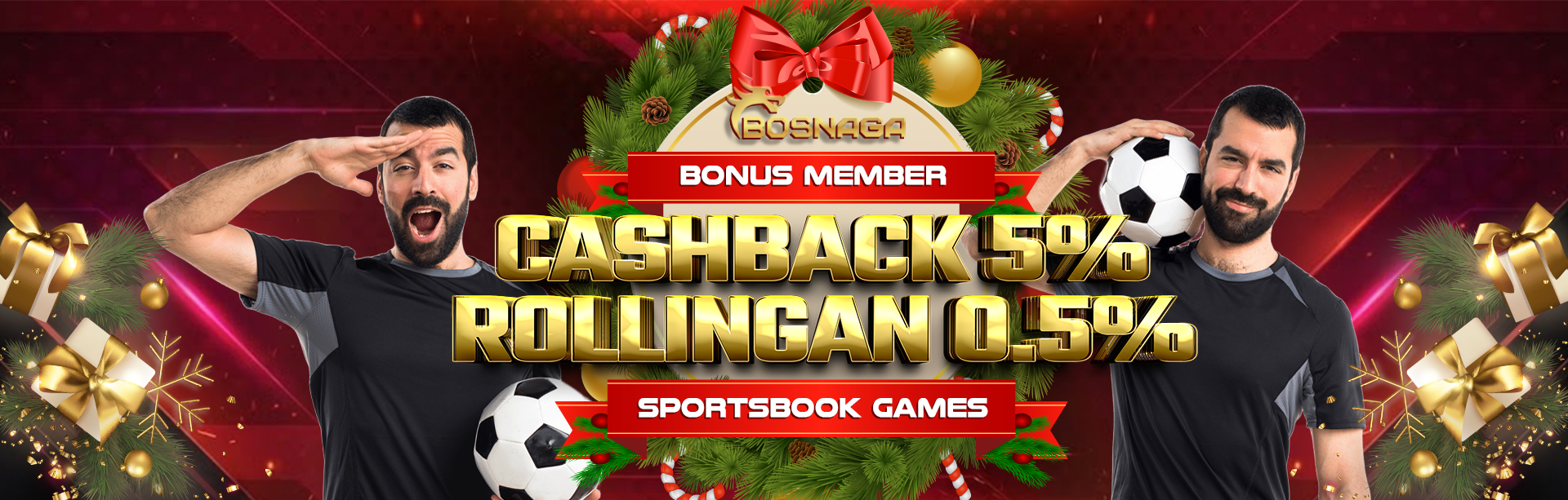 CASHBACK 5% + ROLLINGAN 0,5% SPORTSBOOK