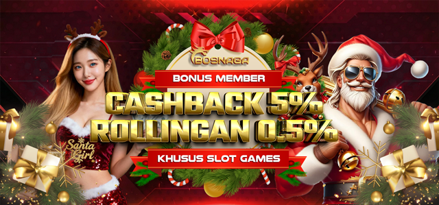 CASHBACK 5% + ROLLINGAN 0,5% SLOTS	