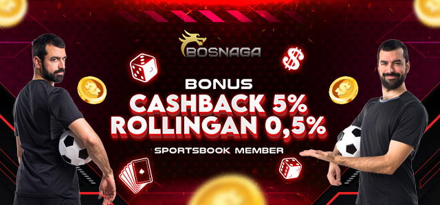 CASHBACK 5% + ROLLINGAN 0,5% SPORTSBOOK