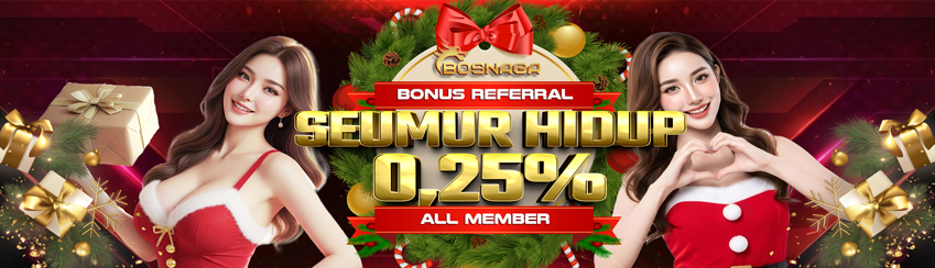 BONUS REFFERAL 0,25%