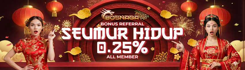 BONUS REFFERAL 0,25%