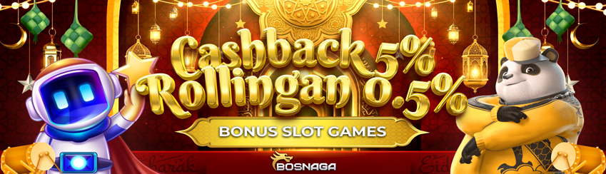 CASHBACK 5% + ROLLINGAN 0,5% SLOTS
