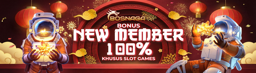 BONUS NEW MEMBER SLOTS 100%