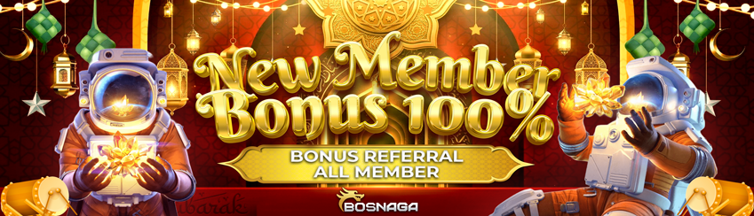 BONUS NEW MEMBER SLOTS 100%