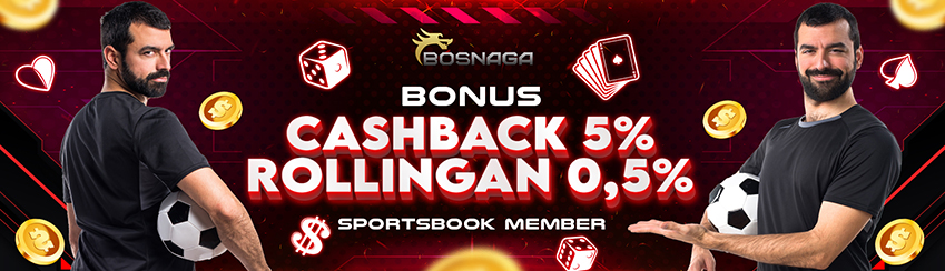 CASHBACK 5% + ROLLINGAN 0,5% SPORTSBOOK