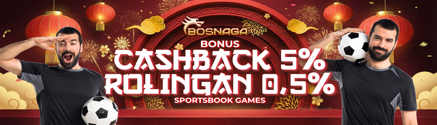 CASHBACK 5% + ROLLINGAN 0,5% SPORTSBOOK